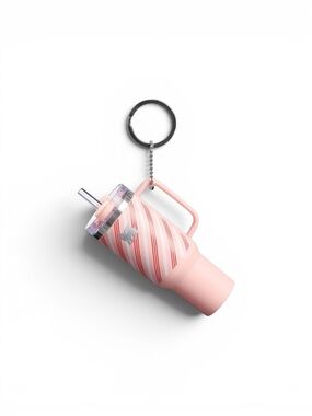 Stanley Ornament Keychain Strawberry Cream Twist